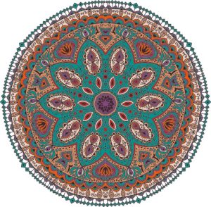Vector Hoa Văn Cổ Điển, Mandala, Hoa Văn Tem Nhãn (315)