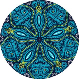 Vector Hoa Văn Cổ Điển, Mandala, Hoa Văn Tem Nhãn (316)