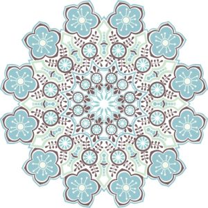 Vector Hoa Văn Cổ Điển, Mandala, Hoa Văn Tem Nhãn (318)