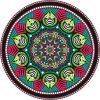 Vector Hoa Văn Cổ Điển, Mandala, Hoa Văn Tem Nhãn (321)