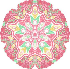 Vector Hoa Văn Cổ Điển, Mandala, Hoa Văn Tem Nhãn (322)