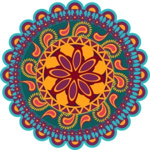 Vector Hoa Văn Cổ Điển, Mandala, Hoa Văn Tem Nhãn (323)