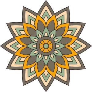 Vector Hoa Văn Cổ Điển, Mandala, Hoa Văn Tem Nhãn (326)