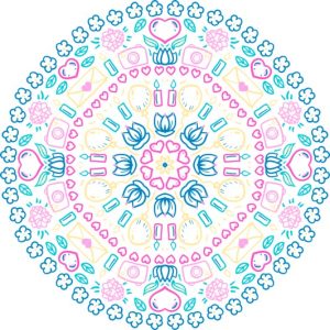 Vector Hoa Văn Cổ Điển, Mandala, Hoa Văn Tem Nhãn (34)