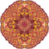 Vector Hoa Văn Cổ Điển, Mandala, Hoa Văn Tem Nhãn (343)