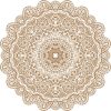 Vector Hoa Văn Cổ Điển, Mandala, Hoa Văn Tem Nhãn (351)