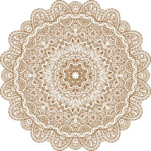 Vector Hoa Văn Cổ Điển, Mandala, Hoa Văn Tem Nhãn (351)