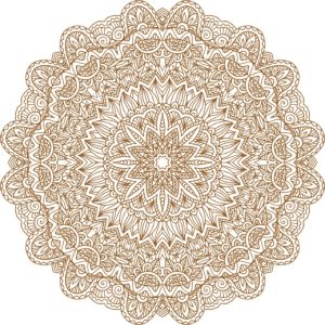 Vector Hoa Văn Cổ Điển, Mandala, Hoa Văn Tem Nhãn (352)