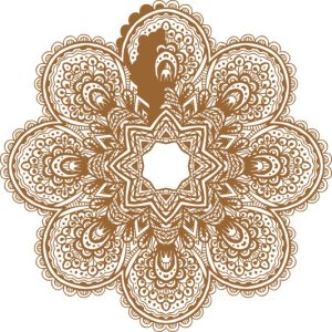 Vector Hoa Văn Cổ Điển, Mandala, Hoa Văn Tem Nhãn (358)