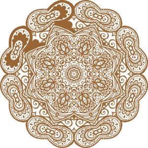 Vector Hoa Văn Cổ Điển, Mandala, Hoa Văn Tem Nhãn (359)