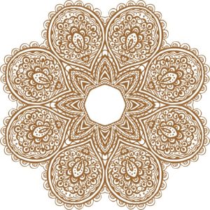 Vector Hoa Văn Cổ Điển, Mandala, Hoa Văn Tem Nhãn (365)