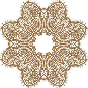 Vector Hoa Văn Cổ Điển, Mandala, Hoa Văn Tem Nhãn (366)