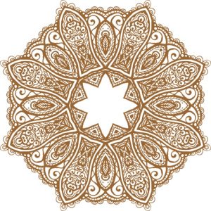 Vector Hoa Văn Cổ Điển, Mandala, Hoa Văn Tem Nhãn (367)