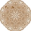 Vector Hoa Văn Cổ Điển, Mandala, Hoa Văn Tem Nhãn (369)
