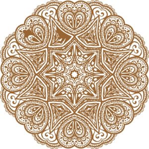 Vector Hoa Văn Cổ Điển, Mandala, Hoa Văn Tem Nhãn (369)