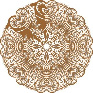 Vector Hoa Văn Cổ Điển, Mandala, Hoa Văn Tem Nhãn (370)