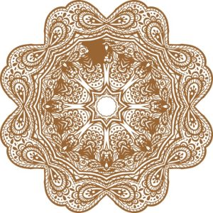 Vector Hoa Văn Cổ Điển, Mandala, Hoa Văn Tem Nhãn (371)