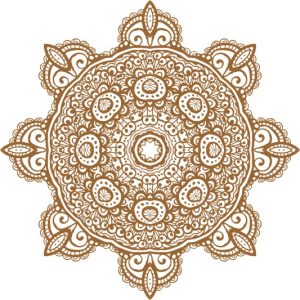 Vector Hoa Văn Cổ Điển, Mandala, Hoa Văn Tem Nhãn (372)