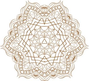 Vector Hoa Văn Cổ Điển, Mandala, Hoa Văn Tem Nhãn (383)