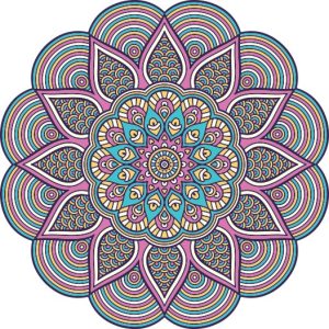 Vector Hoa Văn Cổ Điển, Mandala, Hoa Văn Tem Nhãn (4)