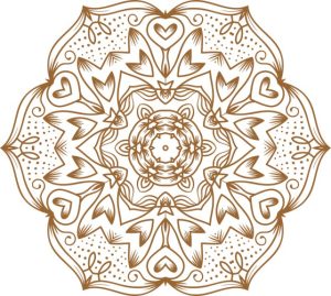 Vector Hoa Văn Cổ Điển, Mandala, Hoa Văn Tem Nhãn (400)