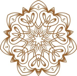 Vector Hoa Văn Cổ Điển, Mandala, Hoa Văn Tem Nhãn (402)