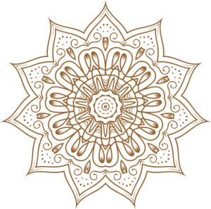Vector Hoa Văn Cổ Điển, Mandala, Hoa Văn Tem Nhãn (414)