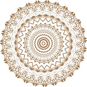 Vector Hoa Văn Cổ Điển, Mandala, Hoa Văn Tem Nhãn (415)