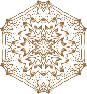 Vector Hoa Văn Cổ Điển, Mandala, Hoa Văn Tem Nhãn (421)