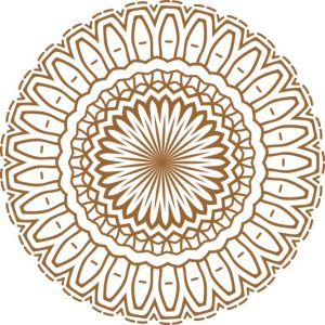 Vector Hoa Văn Cổ Điển, Mandala, Hoa Văn Tem Nhãn (425)