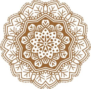 Vector Hoa Văn Cổ Điển, Mandala, Hoa Văn Tem Nhãn (426)