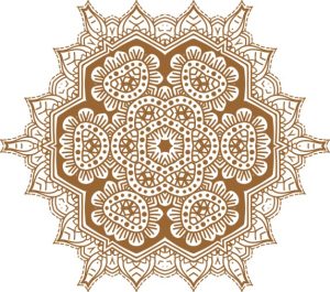 Vector Hoa Văn Cổ Điển, Mandala, Hoa Văn Tem Nhãn (428)
