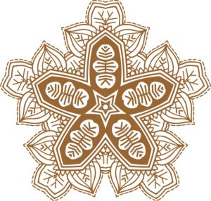 Vector Hoa Văn Cổ Điển, Mandala, Hoa Văn Tem Nhãn (437)