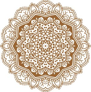 Vector Hoa Văn Cổ Điển, Mandala, Hoa Văn Tem Nhãn (439)