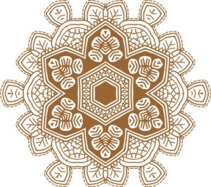 Vector Hoa Văn Cổ Điển, Mandala, Hoa Văn Tem Nhãn (441)