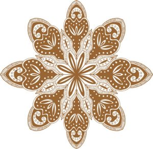 Vector Hoa Văn Cổ Điển, Mandala, Hoa Văn Tem Nhãn (445)