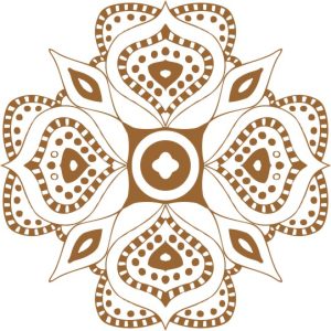 Vector Hoa Văn Cổ Điển, Mandala, Hoa Văn Tem Nhãn (447)