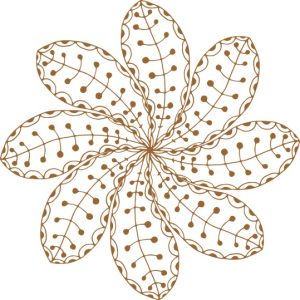 Vector Hoa Văn Cổ Điển, Mandala, Hoa Văn Tem Nhãn (448)