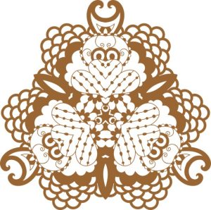 Vector Hoa Văn Cổ Điển, Mandala, Hoa Văn Tem Nhãn (456)