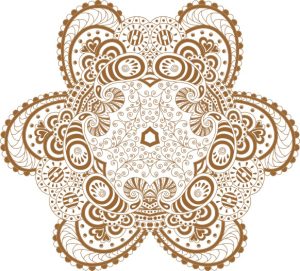 Vector Hoa Văn Cổ Điển, Mandala, Hoa Văn Tem Nhãn (475)