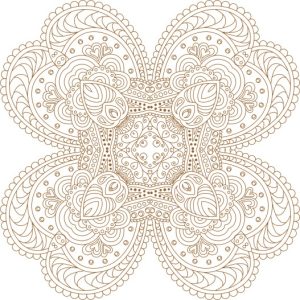 Vector Hoa Văn Cổ Điển, Mandala, Hoa Văn Tem Nhãn (481)