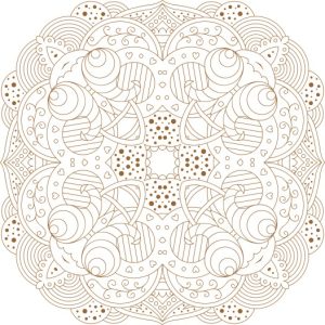 Vector Hoa Văn Cổ Điển, Mandala, Hoa Văn Tem Nhãn (482)
