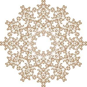 Vector Hoa Văn Cổ Điển, Mandala, Hoa Văn Tem Nhãn (502)