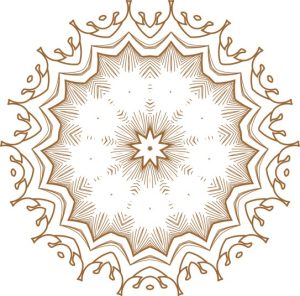 Vector Hoa Văn Cổ Điển, Mandala, Hoa Văn Tem Nhãn (520)