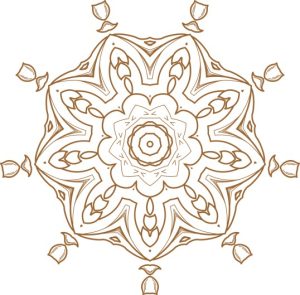 Vector Hoa Văn Cổ Điển, Mandala, Hoa Văn Tem Nhãn (523)
