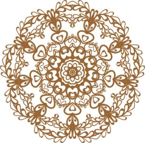 Vector Hoa Văn Cổ Điển, Mandala, Hoa Văn Tem Nhãn (529)