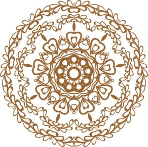 Vector Hoa Văn Cổ Điển, Mandala, Hoa Văn Tem Nhãn (530)