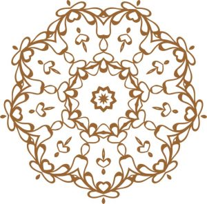 Vector Hoa Văn Cổ Điển, Mandala, Hoa Văn Tem Nhãn (531)