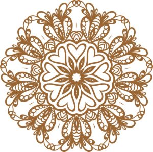 Vector Hoa Văn Cổ Điển, Mandala, Hoa Văn Tem Nhãn (532)