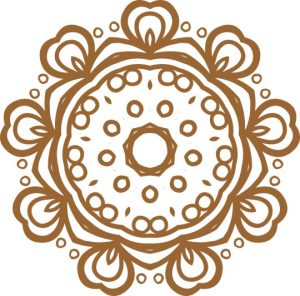 Vector Hoa Văn Cổ Điển, Mandala, Hoa Văn Tem Nhãn (533)